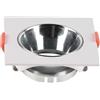 V-TAC VT-932GU10 porta faretto Quadrato bianco con riflettore cromato - 6653