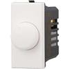 ETTROIT Dimmer regolatore a manopola compatibile Bticino Axolute per carichi resistivi 100W-1000W colore bianco Ettroit AB1301