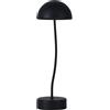 V-TAC VT-7574 Lampada da tavolo LED ricaricabile 3W Colore Nero a batteria con USB C Touch Dimmerabile 3000K - 23093