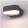 V-TAC VT-816 Lampada LED 6W da parete grigio testa ruotabile wall light bianco caldo 3000K IP65 - SKU 8290
