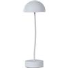 V-TAC VT-7574 Lampada da Tavolo LED ricaricabile 3W colore bianco con USB C Touch Dimmerabile 3000K - 23092