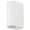 V-TAC VT-7652 Portalampada wall light rotondo alluminio bianco 2xGU10 - SKU 7542