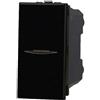 ETTROIT Deviatore assiale 1P 16A 250V compatibile Bticino Axolute colore nero Ettroit AN0701