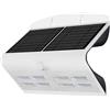 V-TAC VT-767-7 lampada LED 7W pannello solare esterno IP65 + sensore PIR colore bianco - SKU 8278