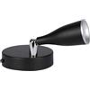 V-TAC Faretto LED da parete 4.5W con testa orientabile colore Nero 4000K IP20 218265