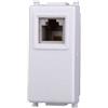 ETTROIT Presa telefonica RJ11 compatibile Vimar Plana colore bianco Ettroit EV2354
