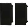 ETTROIT Falso polo compatibile Bticino Axolute colore nero confezione 2pcs Ettroit AN0100