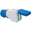 FANTON 73101 Adattatore industriale CEE 16A a 2 prese bipasso italiane 2P+T 16A IP44