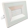 V-TAC VT-4031W-N Faro led 30W SMD bianco naturale 4000K 2510LM 100° slim alluminio bianco IP65 - SKU 215956
