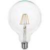 V-TAC VT-1979 Lampadina globo LED E27 in vetro trasparente filamento 10W G125 luce fredda 6500K - 214424