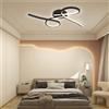 V-TAC VT-7791 Lampadario led da soffitto forma astratta 610mm 24W 3000K design moderno - sku 7004
