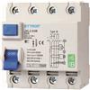 ETTROIT JX342569 Magnetotermico Differenziale Puro 4P 25A 30mA CURVA B 6KA AC/DC 380V