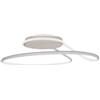 V-TAC VT-7762 Lampadario led forma astratta rotondo circolare 54W in alluminio Triac dimmerabile colore bianco luce 4000K 530mm- 6924