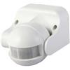 V-TAC VT-8048 Sensore di movimento infrarossi crepuscolare a parete 180° Bianco IP44 con funzione Manual override sku 1354