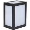 V-TAC VT-822 Lampada applique a lanterna LED 12W wall light cube nero bianco caldo 3000K - sku 218340