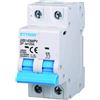 ETTROIT Interruttore Magnetotermico Fotovoltaico 2P DC 500V 25A 6kA Occupa 2 Moduli DIN Ettroit JX6225