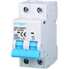 ETTROIT Interruttore Magnetotermico Fotovoltaico 2P DC 500V 63A 6kA Occupa 2 Moduli DIN Ettroit JX6263