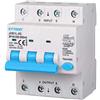 ETTROIT Interruttore magnetotermico differenziale 3P+N 63A 6kA 300mA 380V occupa 4 Moduli DIN Ettroit JX266363