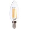 V-TAC Lampadina LED E14 a filamento, forma candela 4W luce fredda 6500K - 214414