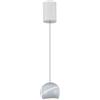 V-TAC VT-7797 Lampadario LED 8.5W a sospensione forma campana in metallo bianco accensione touch d12cm altezza regolabile 3000K - 8002