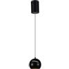 V-TAC VT-7797 Lampadario LED 8.5W a sospensione forma campana in metallo nero accensione touch d12cm regolabile 3000K - 8001