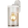 V-TAC VT-1149 Lampada LED da parete portalampada E27 trasparente applique corpo bianco IP44 - 23020