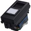 ETTROIT Modulo presa dati RJ45 CAT6 connettore di rete compatibile Vimar Arke colore nero, VA2356