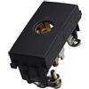 ETTROIT Connettore TV femmina colore nero, compatiblle VIMAR Arke - VA2251