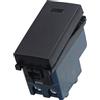 ETTROIT Invertitore 1P 16A Unipolare compatibile Vimar Arke colore nero - VA0901