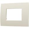 ETTROIT VA83309 Placca Plastica Serie Venus 3P Colore Sabbia Compatibile Con Vimar Arke