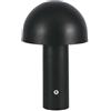 V-TAC VT-1047 Lampada LED da Tavolo 3W cct 3in1 colore nero ricaricabile con USB C Touch Dimmerabile 150x250mm - 7898