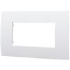 ETTROIT Placca Plastica Serie Venus 4P Colore Bianco Compatibile Con Vimar Arke VA83401