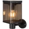V-TAC VT-1136 Lampada led solare da parete 2.5W da giardino con Sensore di Movimento a Microonde Nero 3000K IP54 - 23010