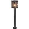 V-TAC VT-1134 Lampada led piantana Solare da giardino 2.5W con Sensore di Movimento a Microonde Nero 3000K IP54 - 23009
