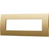 ETTROIT VA83711 Placca Plastica Serie Venus 7P Colore Oro Compatibile Con Vimar Arke