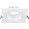 V-TAC VT-438 Portafaretto LED da Incasso quadrato GU10 in Policarbonato e metallo Colore Bianco - sku 10297