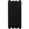 ETTROIT Pulsante unipolare 1P 16A Colore Nero Compatibile Con Vimar Arke - VA1001