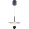 V-TAC VT-7832 Lampadario LED 9W altezza regolabile design Moderno 173Cm colore Bianco/Grigio luce 3000K - 23103
