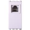 ETTROIT presa telefonica RJ11 connettore telefono colore BIANCO compatibile Vimar Arkè - VA2354B
