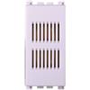 ETTROIT Campanello 220V 6A 1 modulo Colore bianco Compatibile con Vimar Arke - VA1601B