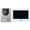 Dahua DHI-KTD02(S) Kit Videocitofonico completo IP WiFi Villa da parete 7" Touch 2Mp Fisheye 1080p app mobile & cloud IP65
