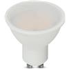 V-TAC lampadina led faretto GU10 10W 110° Copertura Satinata luce 6500K - 218801