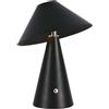 V-TAC Lampada LED da Tavolo 3W ricaricabile USB C Touch Dimmerabile 3in1 in metallo nero - 7947