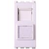 ETTROIT Modulo presa dati RJ45 CAT6 connettore di rete compatibile Vimar Arke colore bianco , VA2356B