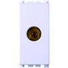 ETTROIT Connettore TV femmina colore Bianco , compatiblle VIMAR Arke - VA2251B