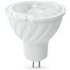 V-TAC Faretto LED GU5.3 MR16 6W 12V 38° luce 4000K Bianco Naturale copertura trasparente- SKU 212081