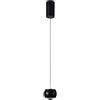 V-TAC Lampadario LED a Sospensione lampada da soffitto 9W Colore Nero 10*10*100cm 3000K - 10078