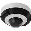 Ajax DomeCam Mini Telecamera dome IP cablata 8 Mpx 2.8 mm AI IR 30mt baseline 76022.214.WH1