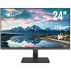 Atlantis Monitor Led 24" Atlantis Wide A05-HE24VF-VHM Full HD 1920x1080p 5ms classe D Nero [A05-HE24VF-VHM]