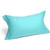 Caleffi 74626 Flanella Tinta Unita Coppia Federe per Standard Letto, Anice (13116)